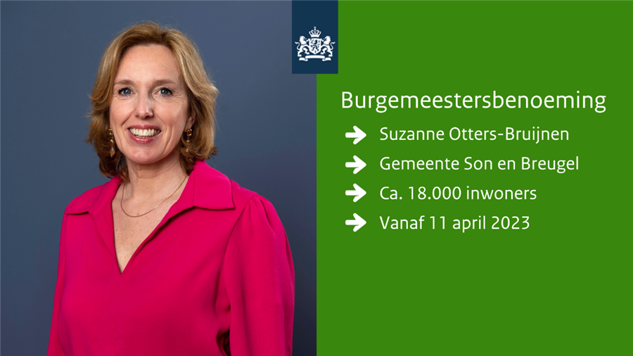 Bericht Nieuwe burgemeester in Son en Breugel  bekijken